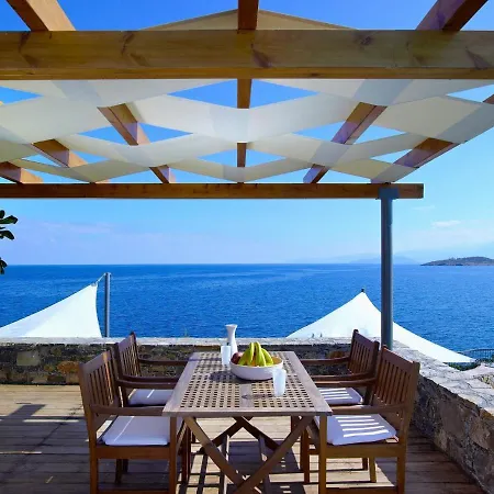 Luxury Crete Sea View Private Pool Ocean Front 3 Bdr Nikolaos Villa